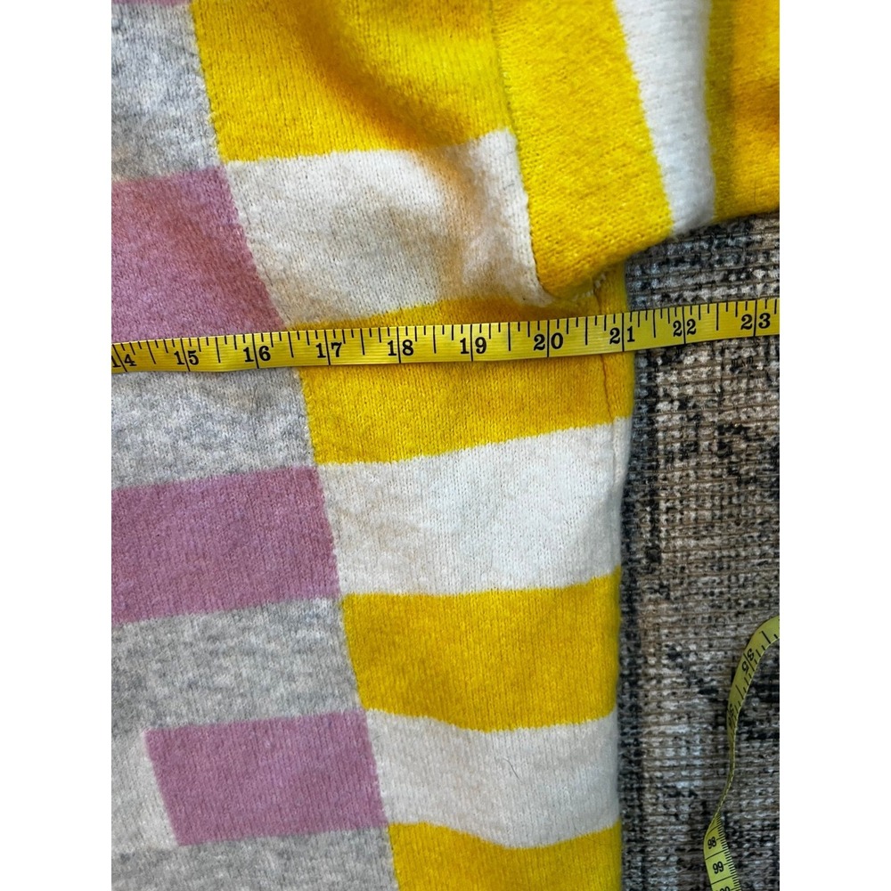 Lego X Target Colorful Lego Block Stripe Long Cardigan Wool Blend size medium - Picture 5 of 8